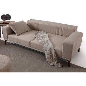 Resim Regnar 3+3+1 Koltuk Takımı Sütlü Kahve + Kahverengi Sütlü Kahve + Kahverengi 