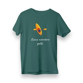 Resim Kano Nerelere Geldi - Regular T-Shirt - Irmak Yeşili / 2XL 