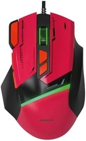 Resim Polosmart PGM30 Kablolu RGB Led Aydınlatmalı 7200 DPI Gaming Oyuncu Mouse Kırmızı 