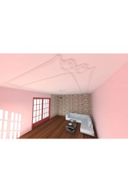 Resim Motifpiyer Dekoratif Tavan Çitası-14-Köşeli-56-Çap Orta Göbek 