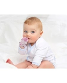 Resim Babyjem Diş Kaşıyıcı Eldiven Kirpi Pembe 