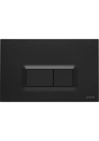 Resim İsaoğlu Yapı Siyah Gömme Rezervuar Kumanda Paneli Mat Siyah Klozet Butonları Kare Siyah 