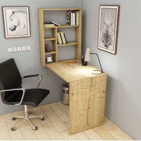 Resim Arnetti Sedir Raflı Duvara Monte Açılır Kapanır Çalışma Masası Safirmeşe - Sedir 