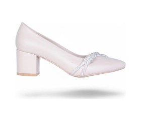 Resim Ayakcenter Pıno1 Kadın 7cm Topuklu Ayakkabı Krem 