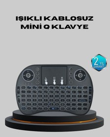 Resim Aydınlatmalı Touchpad Li Q Klavye Türkçe Karakterli, Usb Bağlantılı, Numerik Tuş Takımı Diğer 