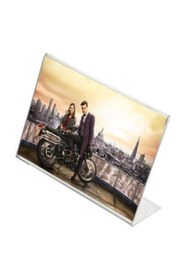 Resim KrcDisplay Masaüstü L Tipi Yatay Pleksi Föylük Broşürlük Fiyatlık 