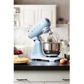 Resim Smeg SMF03PBEU Pastel Mavi 4.8 Litre Stand Mikser 