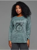 Resim Shıko Wear Büyük Beden Oversize Sıcak Kazak 253480517 Khaki 