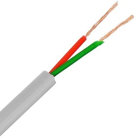 Resim Yassı Telefon Kablosu - 2Li - Gri - 1 Metre 