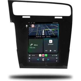 Resim MarTechno Android Carplay Multimedya 4GB RAM 64GB Hafıza VW Golf 7 Tesla 2013-2021 ile uyumlu 