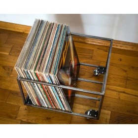 Resim Plak Düzenleyici Metal Dergilik Kitap Gazete Düzenleyici - Mat siyah 