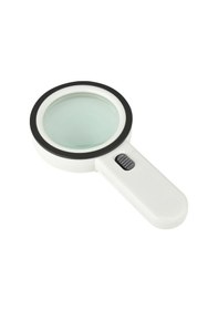Resim Shineyee 30x El Tipi Büyüteç Yüksek Çözünürlüklü 12x Işıklı Lamba Yüksek Güç Harita Okuma Mücevher Tanımlama Telefon Tamiri Amplifikatör 