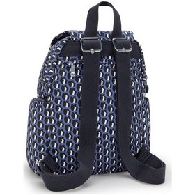 Resim Kıplıng City Zip Mini Küçük Boy Sırt Çantası Desenli 3d K Blue Çok Renkli 