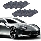 Resim Jeehugo 8 Adet Siyah Nano Teknoloji Araba Çizik Tamir Bezi - Hafif Çizikler, Leke Ve Oxidasyonu Kaldırır - Tüm Renklere Uygun 20x10cm 