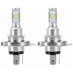 Resim 2x H4 9003 Hb2 6000k Süper Beyaz Csp Led Far Ampulü Kiti Uzun Kısa Far Canbus S202412246211 . 