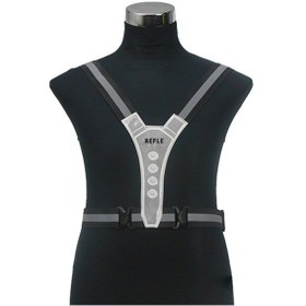 Resim Elastik Led Yansıtıcı Yelek Yüksek Görünürlük Işıklı Koşu Yeleği Koşucular Yürüyüşçüler Bisikletçiler İçin Diğer 