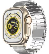Resim AyrStore Omr Apple Watch 42Mm Ascend Metal Kordon - Gümüş 
