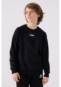 Resim Kappa Erkek Çocuk Siyah Sweatshirt 5274-45414 Siyah 