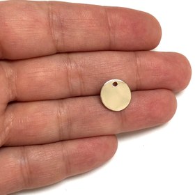 Resim Rodyum Kaplama 12mm Daire Plaka 