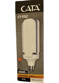 Resim Cata Ct-1152 42w 6400k Beyaz Işık E27 Duylu Led Pervane Ampul 2 Adet 