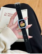Resim Akıllı Saat Kordon Ve Koruyucu Kılıf - 49mm Ultra - Siyah + Buzlu Açık Mavi-3 Um34909-21 Yurt Dışından 