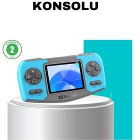 Resim Taşınabilir Mini Video Oyun Konsolu Ergonomik Tasarım 