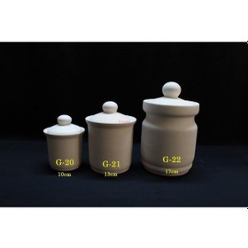 Resim Seramik Büyük Silindir Baharatlık 13 Cm G-21 