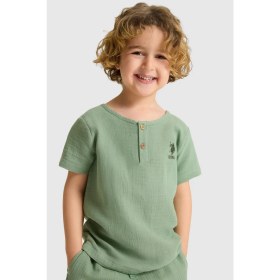 Resim U.S. Polo Assn. Erkek Çocuk Yeşil Alt Üst Takım 50327343-VR016 