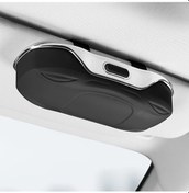 Resim Chuangyinshop Siyah Araç Gözlük Tutucu Güneşlikli Gözlük Saklama Kutusu Otomobil, Suv, Kamyonet 