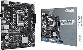 Resim ASUS Prime H610M-D D4 Intel H610 LGA1700 DDR4 3200 MHz mATX Anakart 