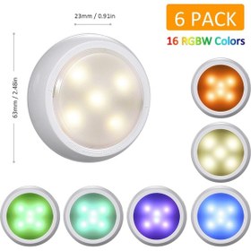 Resim Tomshine Uzaktan Kumanda İle Kabine Işıkları Çok Renkli 6 Adet Çok Renkli 