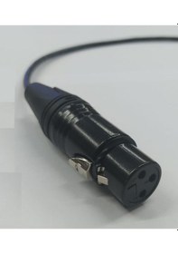 Resim Mikrofon Çevirici - Gold Xlr 3 Pin Dişi - 90 Derece 3.5 Mm Trrs E 