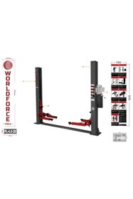 Resim WORLDFORCE TOOLS Worldforce 4 Ton Yarım Otomatik Sütunlu Lift Ithal Ürün Profesyonel Servis Ekipmanı 