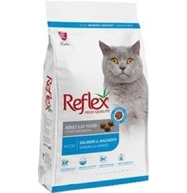 Resim Reflex Somonlu ve Hamsili Yetişkin Kedi Maması 15 KG 