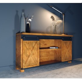 Resim Aves Ntconcept Masif Ağaç Ray Kapak Konsol 