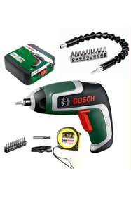 Resim Bosch IXO 7 Akülü Mini Vidalama, BOSCH Esnek Bükülebilir Vidalama Seti 10 Parça ve Metre 