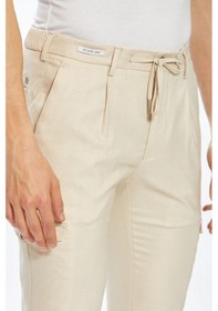 Resim Ecer Liffey Pleated Kargo Pantolon-bej Bej 