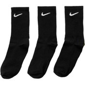 Resim U NK EVERYDAY LTWT CREW 3 Siyah Erkek Çorap Nike