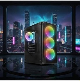 Resim Gaman 4X Rgb Fanlı Gaming Bilgisayar Kasası - Yüksek Hava Akışı, Modern Tasarım, Sessiz Fan 