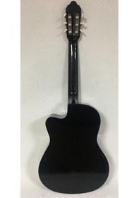 Resim Valencia Vc104Tcvtbk Elektro Klasik Gitar Sap Çelikli 4/4 Siyah 