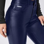 Resim Kadınlar için şık yüksek bel skinny kot pantolon - Düğme detaylı, düz renkli, tüm mevsimler için rahat kot pantolon, rahat ve şık, dar kesim kot pantolon | Şık skinny kot pantolon | Düğme detaylı kot pantolon 
