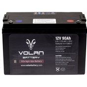 Resim Volan Battery 12 Volt 90 Ah (Amper) Kuru Akü 