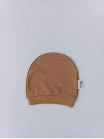 Resim Kayra Unisex Bebek Pamuklu Penye Şapka - 3-12 Ay Yenidoğan Renkli Bebek Beresi 