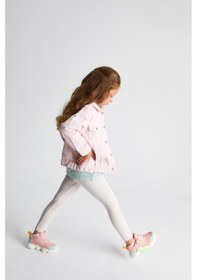 Resim Vicco Gum Işıklı Kız Okul Öncesi Pudra Spor Ayakkabı Pudra 