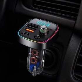 Resim Almanara Project Bluetooth Fm Transmitter Araç Içi Hızlı Şarjlı 