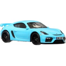 Resim Hot Wheels Boulevard Premium GJT68 - HRT71 Porsche 718 Cayman Gt4 Porsche 718 Cayman GT4 Oyuncak Araba 3+ Yaş İçin Mavi Renkli Model 