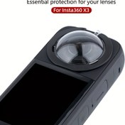 Resim Insta360 X3 Standart Çıkarılabilir Lens Kılıfı, Şok Geçirmez ve Çizilmeye Karşı Kamera Koruyucu 