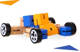 Resim wooden robot toys - Green 