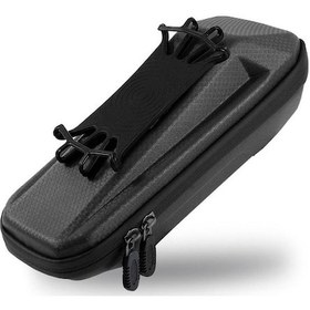 Resim West Biking Yp0707263 Bisiklet Hardshell Kadro Üstü Çanta Siyah Siyah 