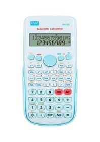 Resim Kraf Bilimsel Fonksiyonlu Hesap Makinesi Hm-300 Açık Mavi 